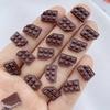 30Pcs New Cute  Chocolate Series Resin Flatback Ornament Jewelry Making Manicure Hairwear Accessorie