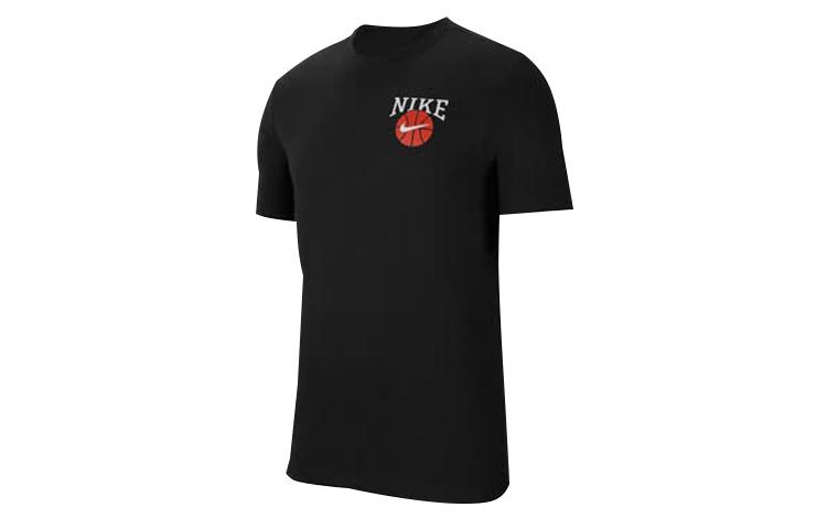 

Nike T Shirts Men s Black Crew Neck Moderate Straight Fit CD1287-010 M
