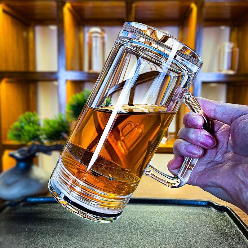 Handcrafted Natural Stone Tea Cup with Handle