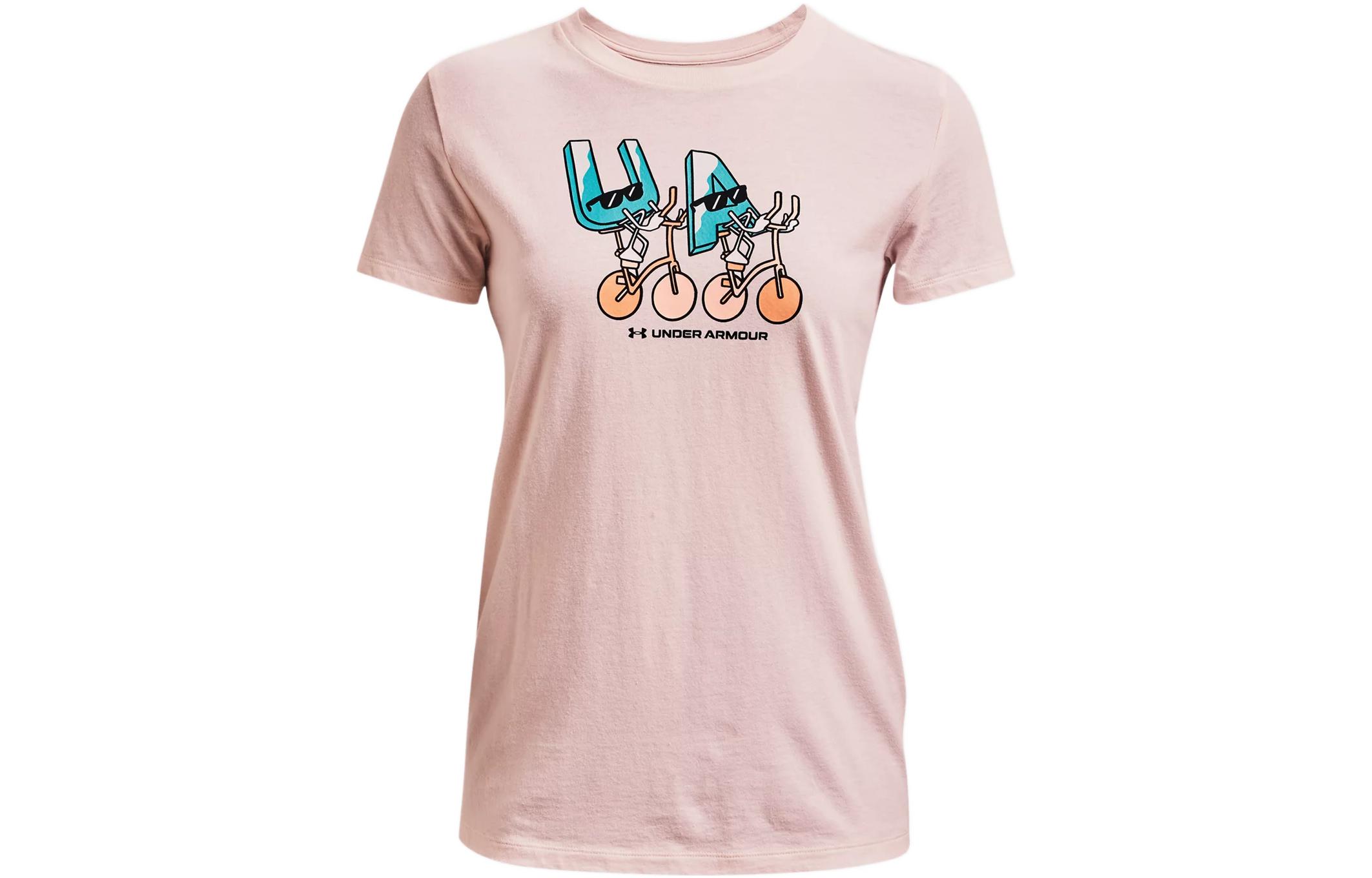 Under Armour T Shirt Women s Pink 1372616-673 L