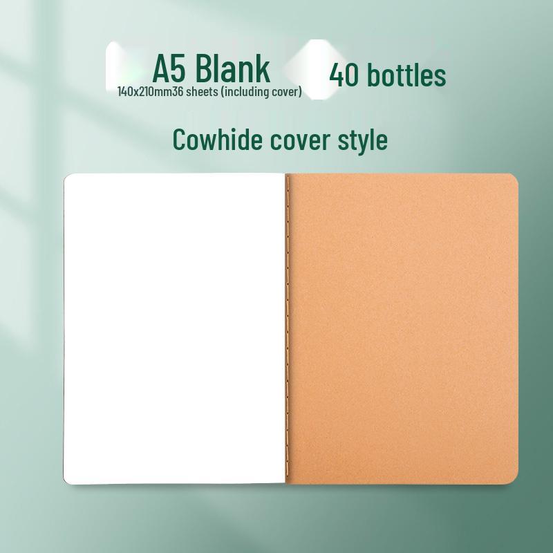 Kraft Paper Notebook for Students - B5, A4, A5 Sizes for Elementary and Junior High School.