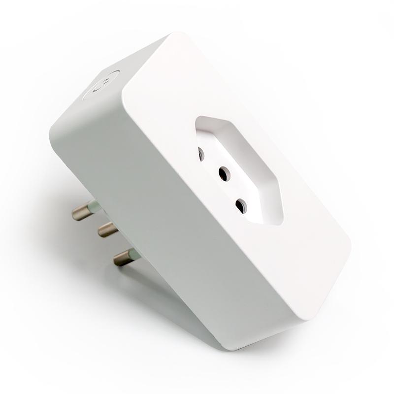 16A Brazil Standard WiFi Smart Plug with Power Monitor Smart Life APP Remote Compatible Smart Socket Work for Google Home Alexa