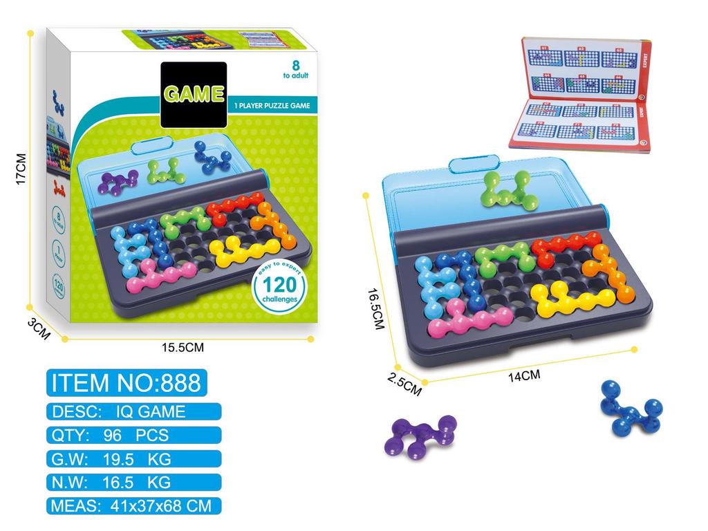 Smart Beads Pyramid Puzzle for Kids - Enhances Logical Thinking