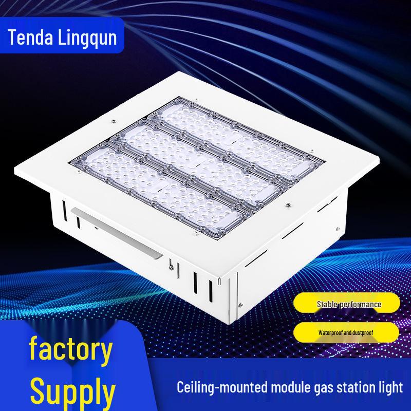 150W Explosion-Proof LED Recessed Workshop Light for Gas Stations