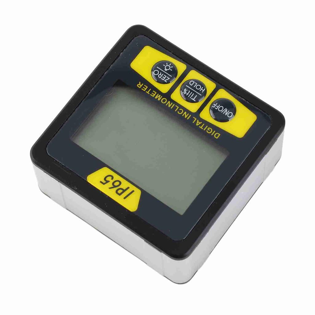 Magnetic Digital Level and Angle Finder Versatile Mini Inclinometer LCD Display with Backlight Bevel Gauge IP65 Water