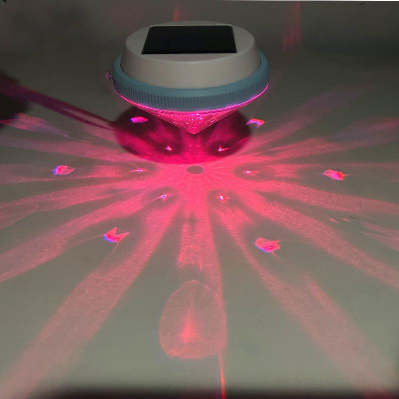 Colorful Solar Floating Waterproof Light for Garden, Pool, and Pond