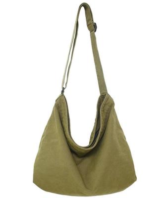 Eterglam Vintage Canvas Tote Bag with Shoulder or Crossbody Bag for and Outdoors Zipper, Commuting, School, (Green)