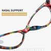 Moda mujer gafas de lectura tipo ojo de gato hombres presbicia anti luz azul gafas