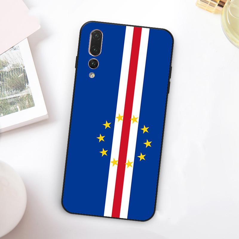 Cape Verde Flag For Huawei Nova 11 10 9 SE Y70 Y60 Y90 Y61 Y91 Y73 Y72 12i 11i 8i P30 P40 Lite P60 Pro Case