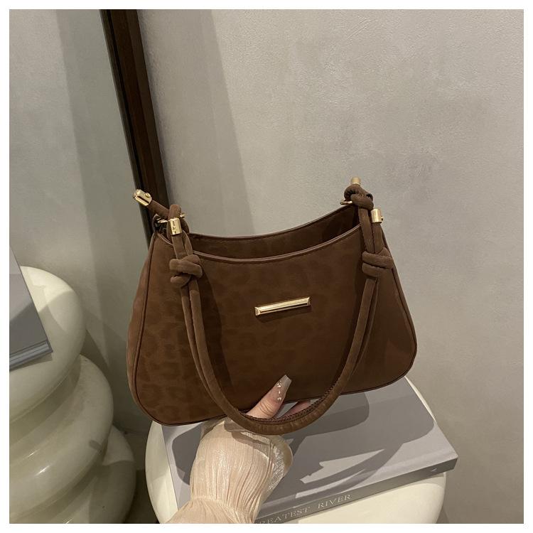 

New leopard print PU Leather Crossbody Bag for Women Korean style Underarm Shoulder Bags Luxury Designer Wedding Bride Handbags кавовий