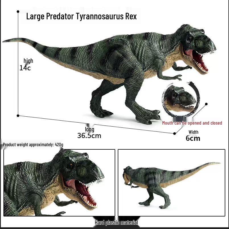 Jurassic Simulation Dinosaur Toys: Spinosaurus, Tyrannosaurus Rex, Mosasaurus