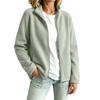 Women's Long Sleeve Jacket with Pockets and Zipper