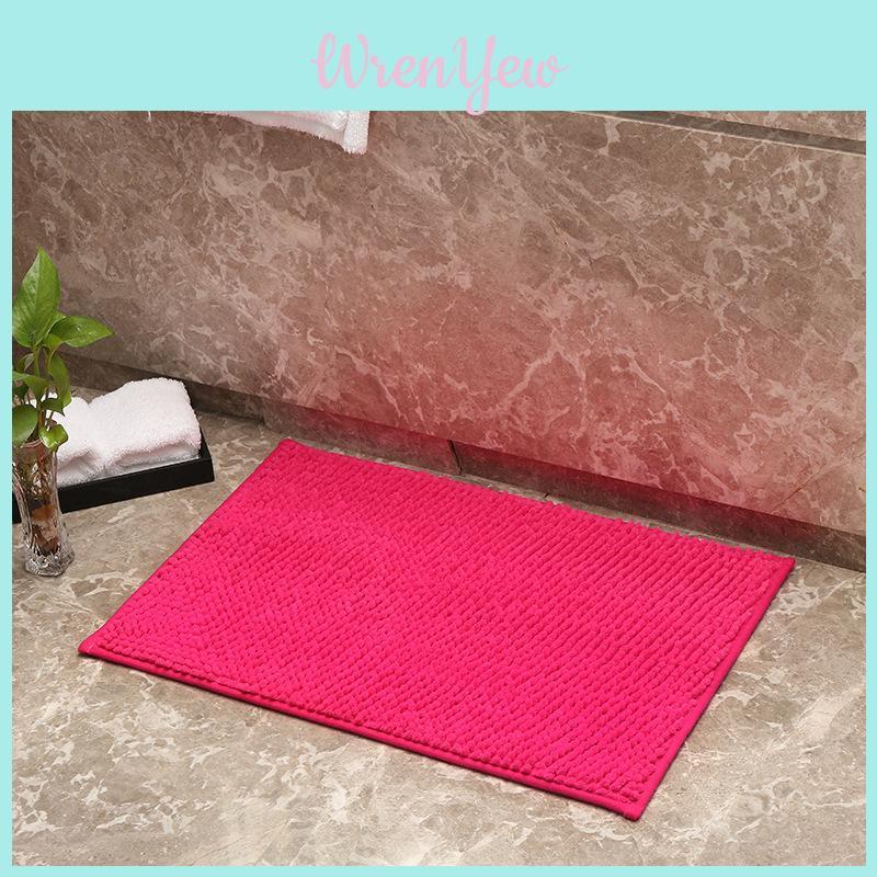 Moderne Polyester-Plüsch-Bodenmatte für Küche und Bad mit maschinenwaschbarem Design