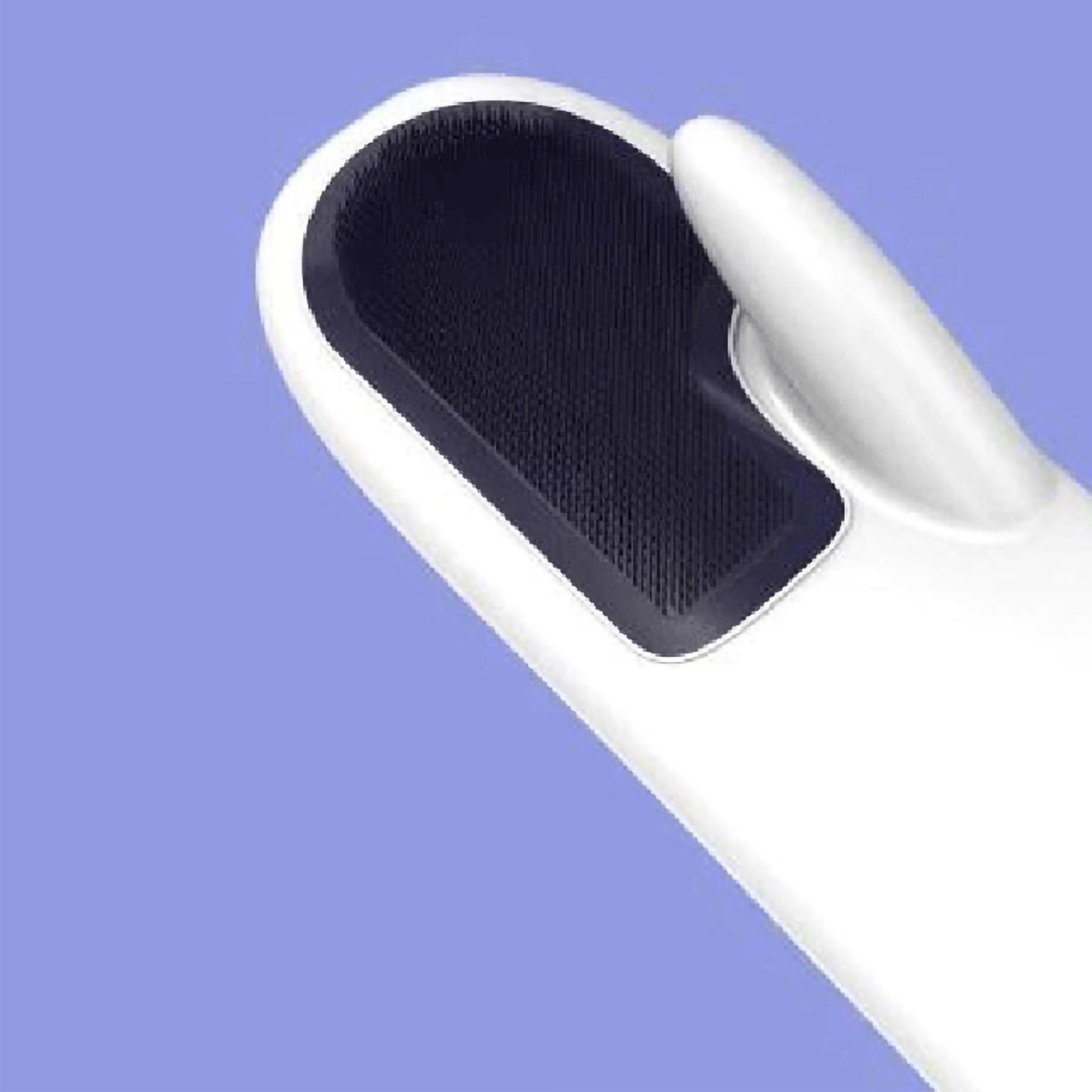 Dishwashing Scrubber Gloves Non Slip Waterproof Reusable Cleaning Scrubber Gloves Wear Resistant for Kitchen Blue