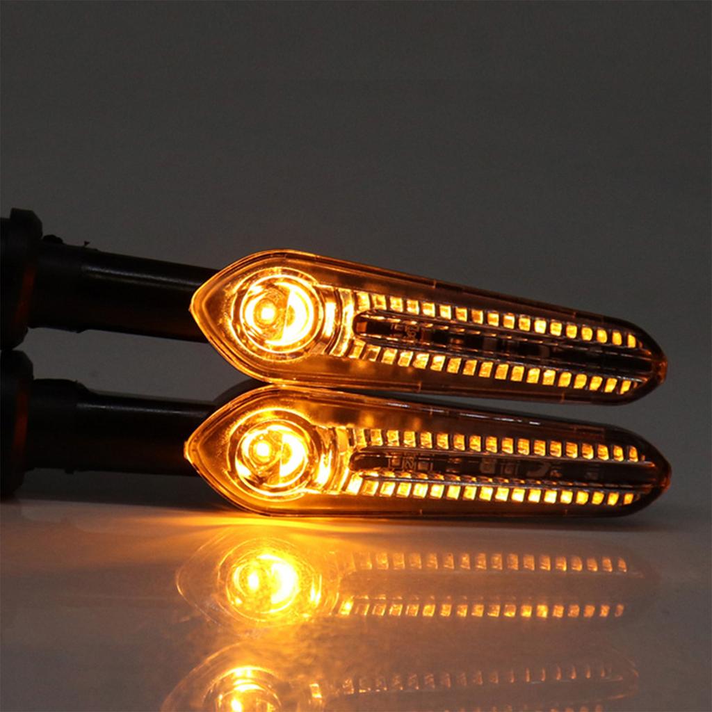 LED Turn Signals Lights with High-Brightness Durable PC Material Waterproof DesignFor R1 R6 R125 R3 R25 R15 R7 MT09