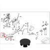 ABS Material Interior Door Handle Cap Single Cap Package Non-deformation Feature Door Handle Screw Cover For BMW