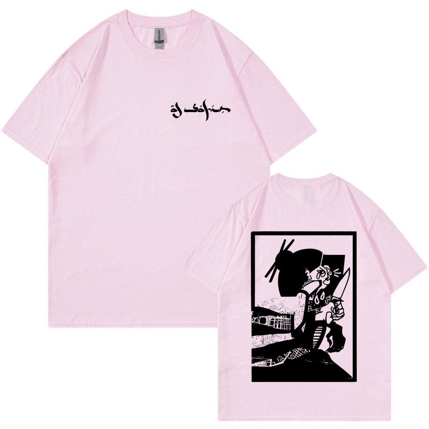 2025 Rapper Al Safir 2025 Trendy Graphic Tshrit Unisexs Oversized Short Sleeve Hip Hop Tide Tshirts Casual Style Y2K Cozy T Shirt U