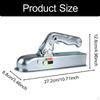 Trailer Coupler Steel 50mm Straight Tongue for Truck