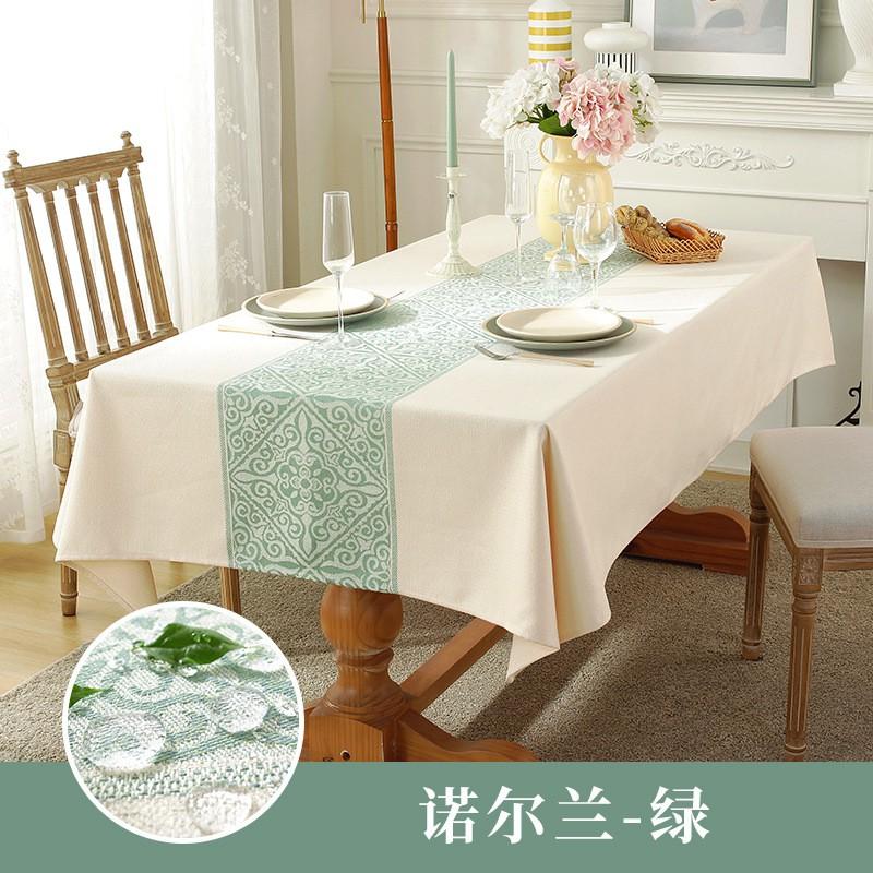 Nordic Thick Tablecloth Waterproof Oilproof Heat Resistant Square Table Cloth Home Decor