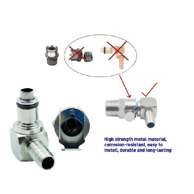 For BMW R1200GS ADV R1200RT S1000RR S1000XR K1200R K1300R K1600GTL HP4 Rninet Motorcycle Fuel pump release Quick metal connector