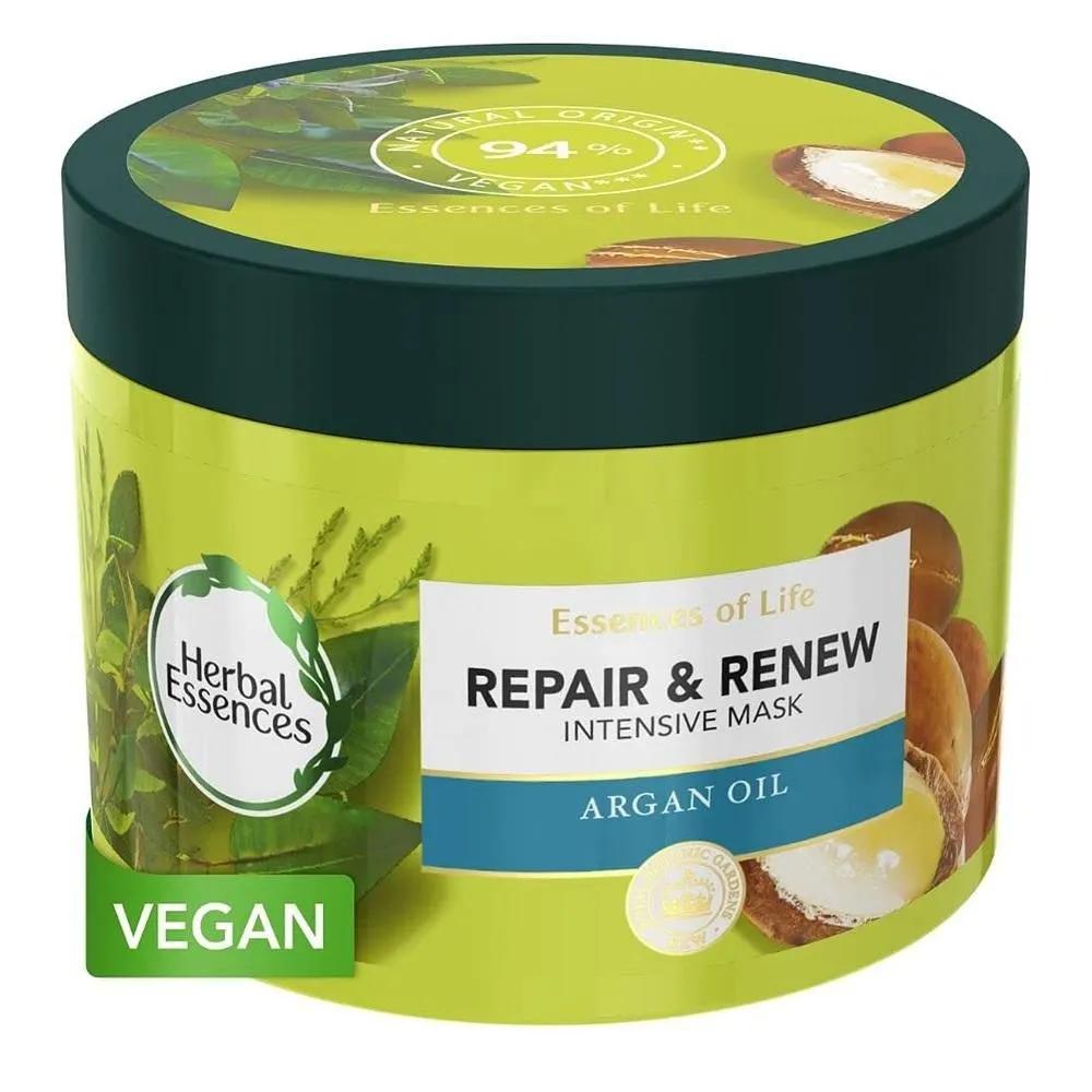 Herbal Essences Hair Mask 450ml 1 Pack Repair & Renew Herbal Essences Argan Oil Hair Mask, Hair Treatment