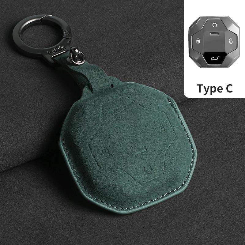 Suede Car Key Case Cover for Chery Jetour Dashing X-1 Plus DTC IDM 2022 2023 for Chery JETOUR X70 X70plus X70m X90plus X95pro