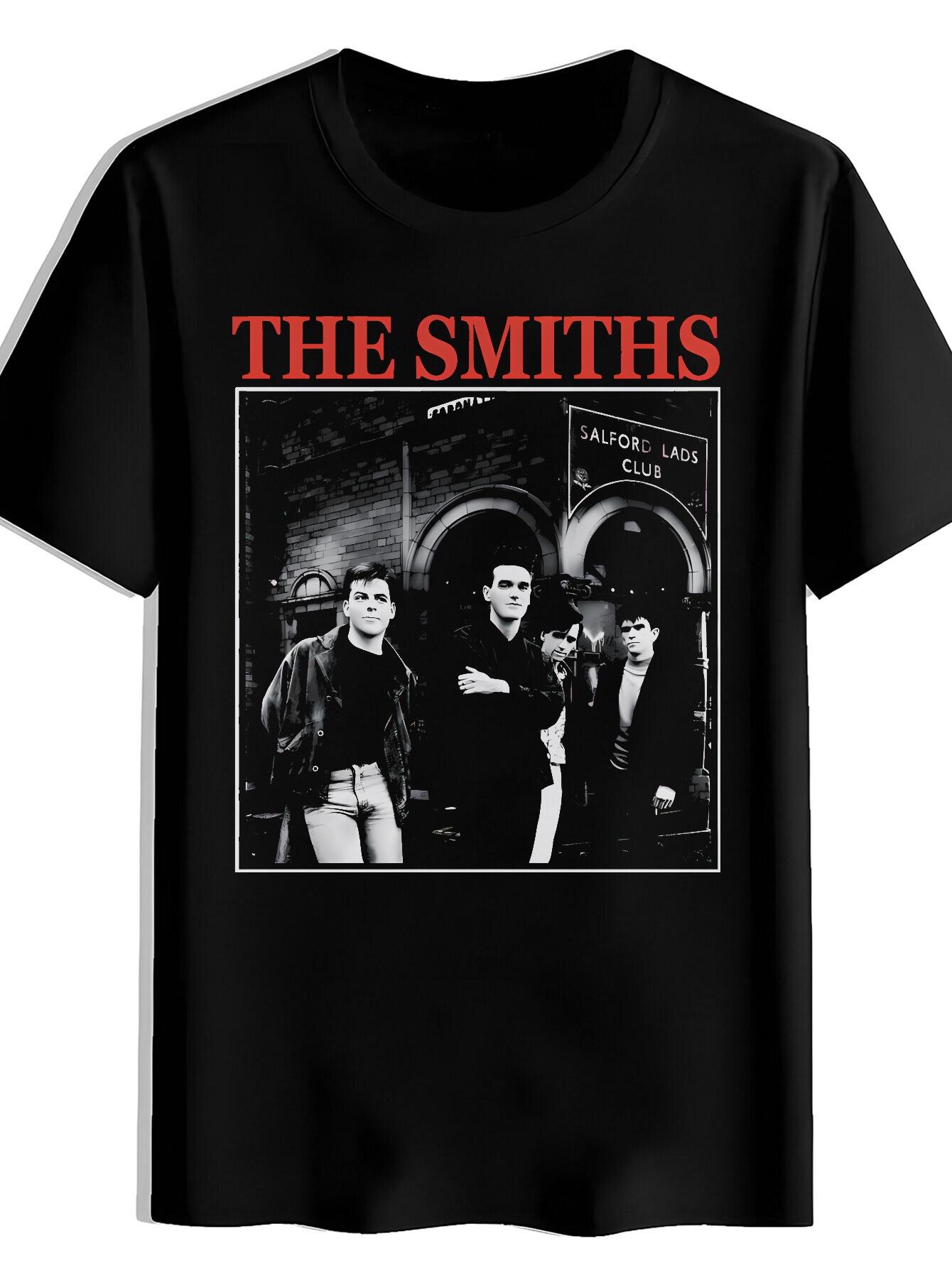 T-shirt A Short-Sleeved Round-Neck Featuring a Vintage Rock Print XXL
