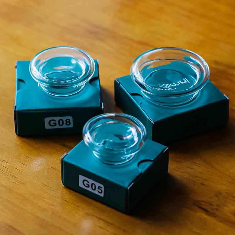 Inmeet Whiskyglas Verkostungskappe, Glasdeckel/Glasbecherdeckel/Hohes Borosilikatglas