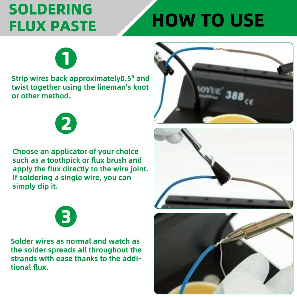 1/3 st Miljövänlig Lödpasta Assisterande Lödkolvsolja För Trådfogning Tillverkare Levererad I Miljösäker Låda
