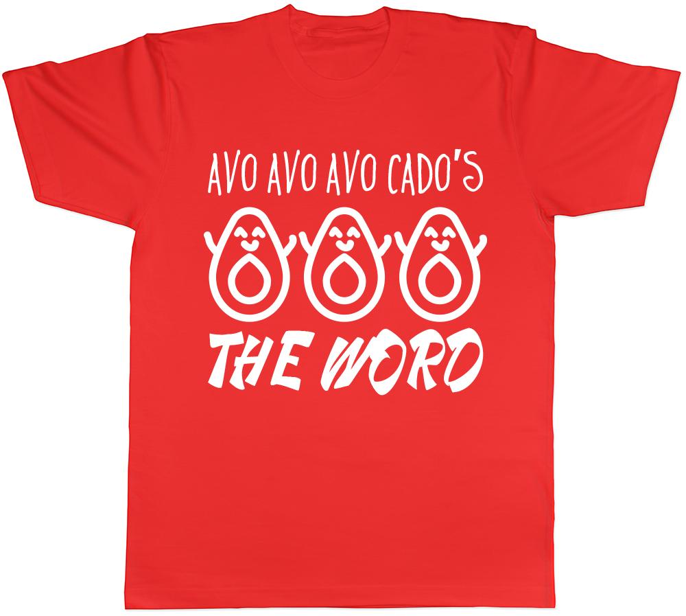 Avacados the Word Unisexs Ladies Unisexs Unisex TShirt S