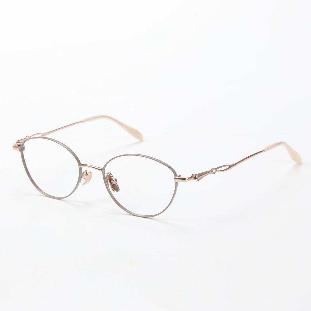 Women's Fashionable Pure Titanium Myopia Eyeglass Frames with Thin Metal Rim, Suitable for Prescription Reading Glasses.
