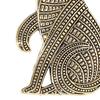 Brooch Pin Cat Shape Retro Style Distressed Badge Wear-Resistant Rust-Proof Suit Lapel Badge Clothing Decoration