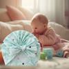 Baby Hat Unisex Newborn Muslin-Hat Big Bowknot Brimless Hat Infant Windproof Headwear Newborn Hat Spring Warm Headdress