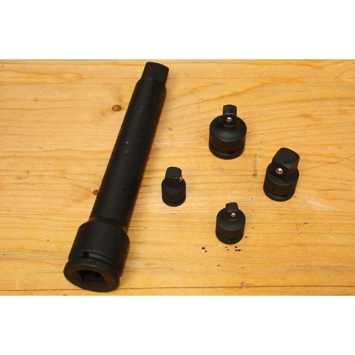 Adaptateur Clé à Choc 3/4 vers 1 Pouce, Rallonge Cr-Mo 250mm