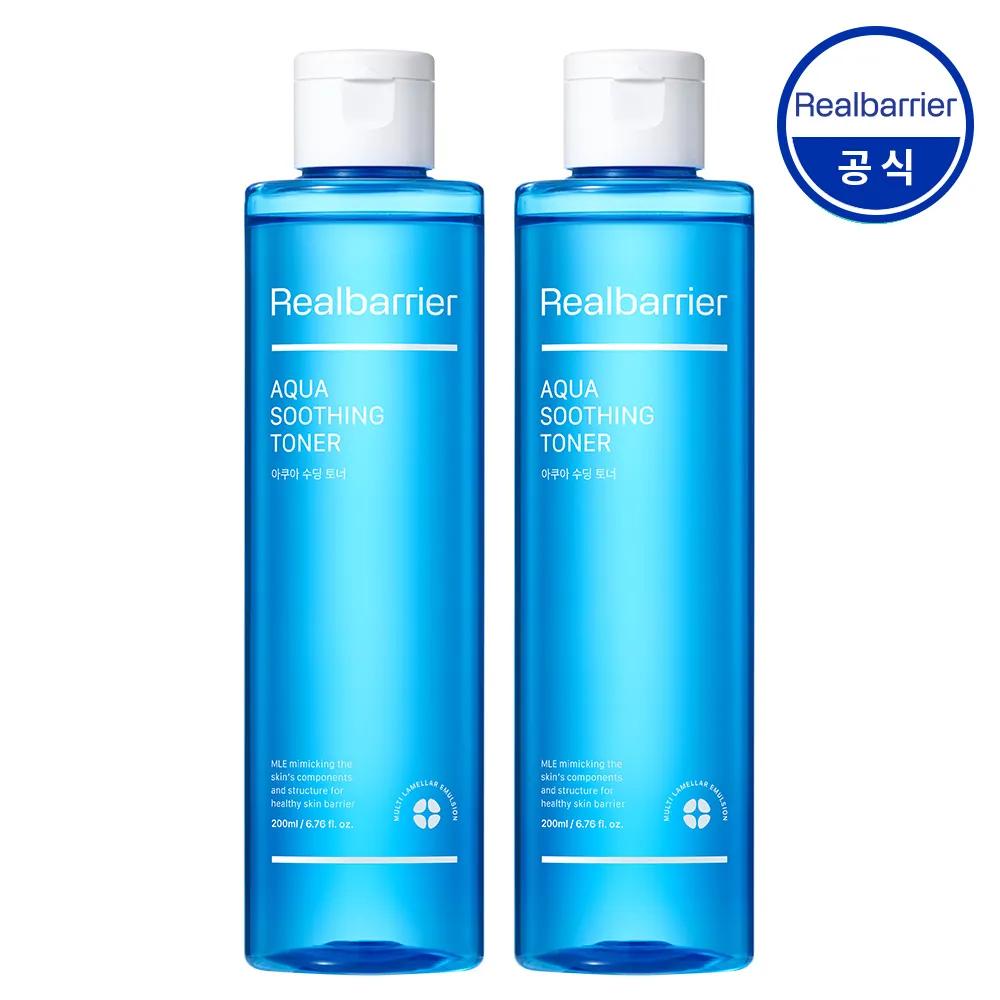 Real Barrier Aqua Soothing Toner 200ml (2pcs)_NE
