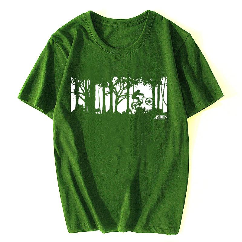 Mountainbike MTB T-Shirt Kurzarm Custom T-Shirt Herren Pop Rashguard Baumwolle O-Ausschnitt T-Shirt Lustige T-Shirts Tops