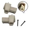 Pair Beige Sun Visor Retainer Clips for Range Rover L322 2003-2012 ABS Part Numbers EGP000050VAE EGP000040PVA Front