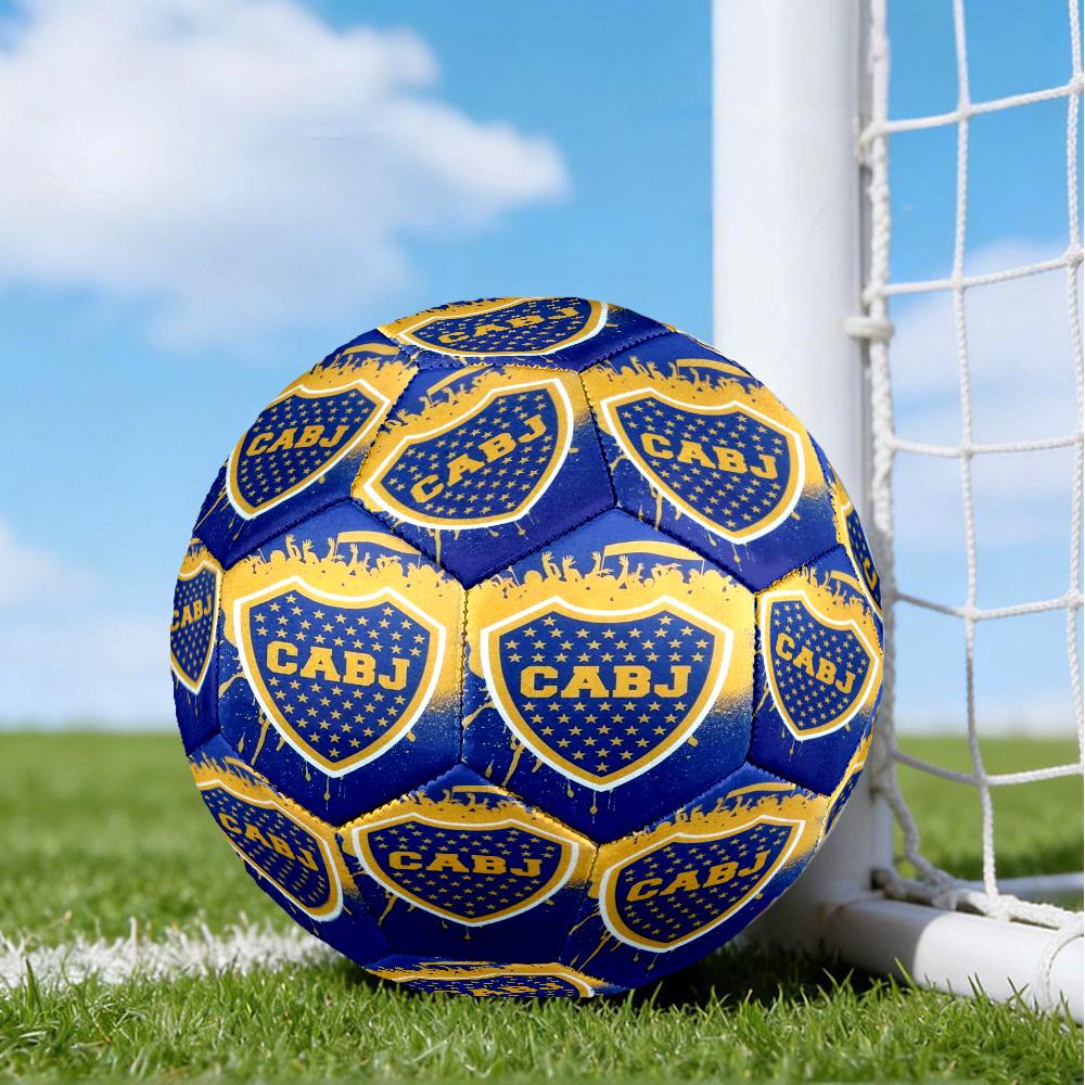 Boca Football Club Printed Size 5 Soccer Balls, High-Quality, Anti-Slip, Protective Football, A Unique Gift , Birthdays, Christmas Gifts