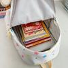 New high-value, fresh and sweet, colored star backpack, high school student large-capacity backpack