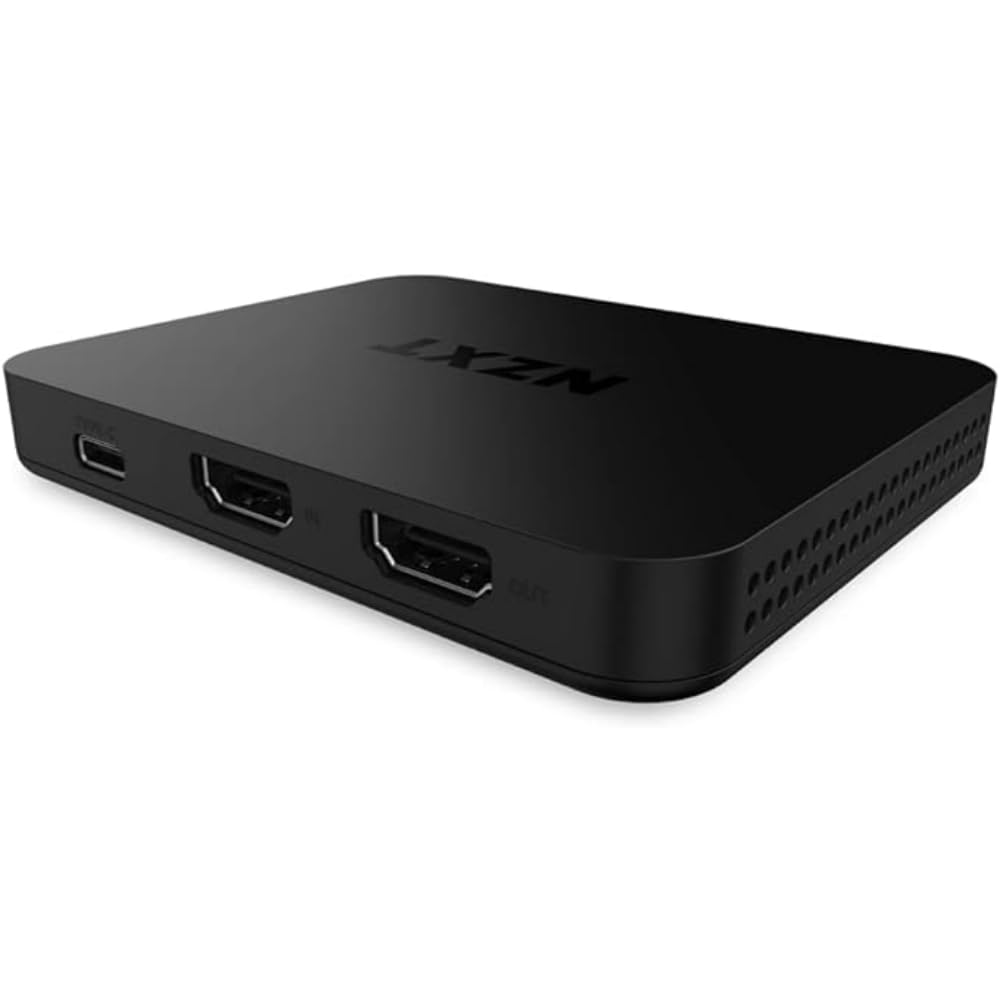 

NZXT Signal HD60 Full HD USB Capture Card - ST-EESC1-WW - HD60 (1080p) - Live Streaming and Gaming - Zero Lag Passthrough - Open Compatibility