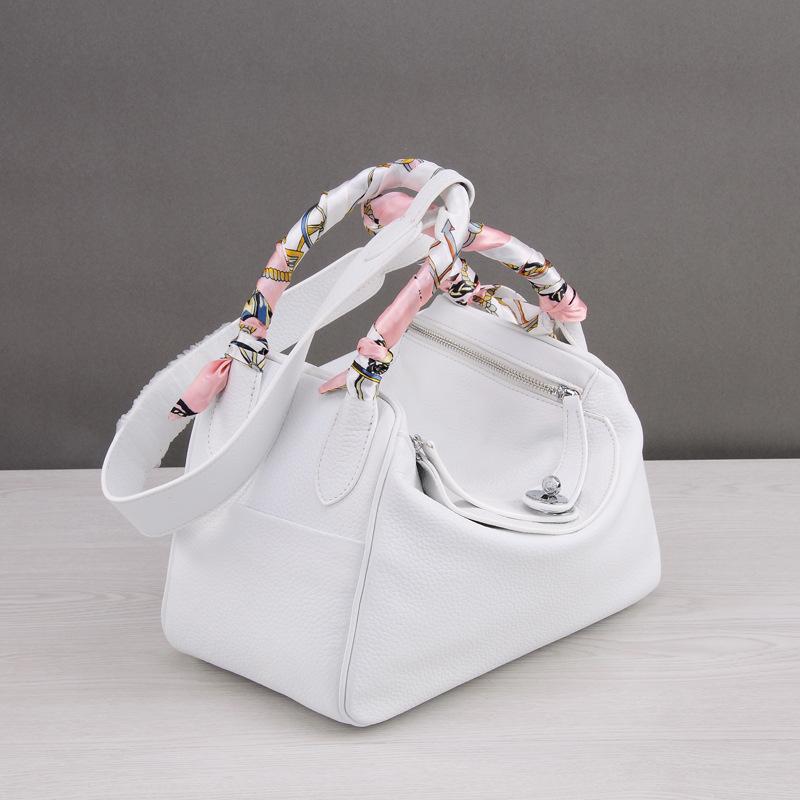 Módní taška Nová taška na léky Taška Lindi Vysoce kvalitní Vrchní vrstva Hovězí kůže Kabelka přes rameno Pravá kůže Dámská taška Explozivní