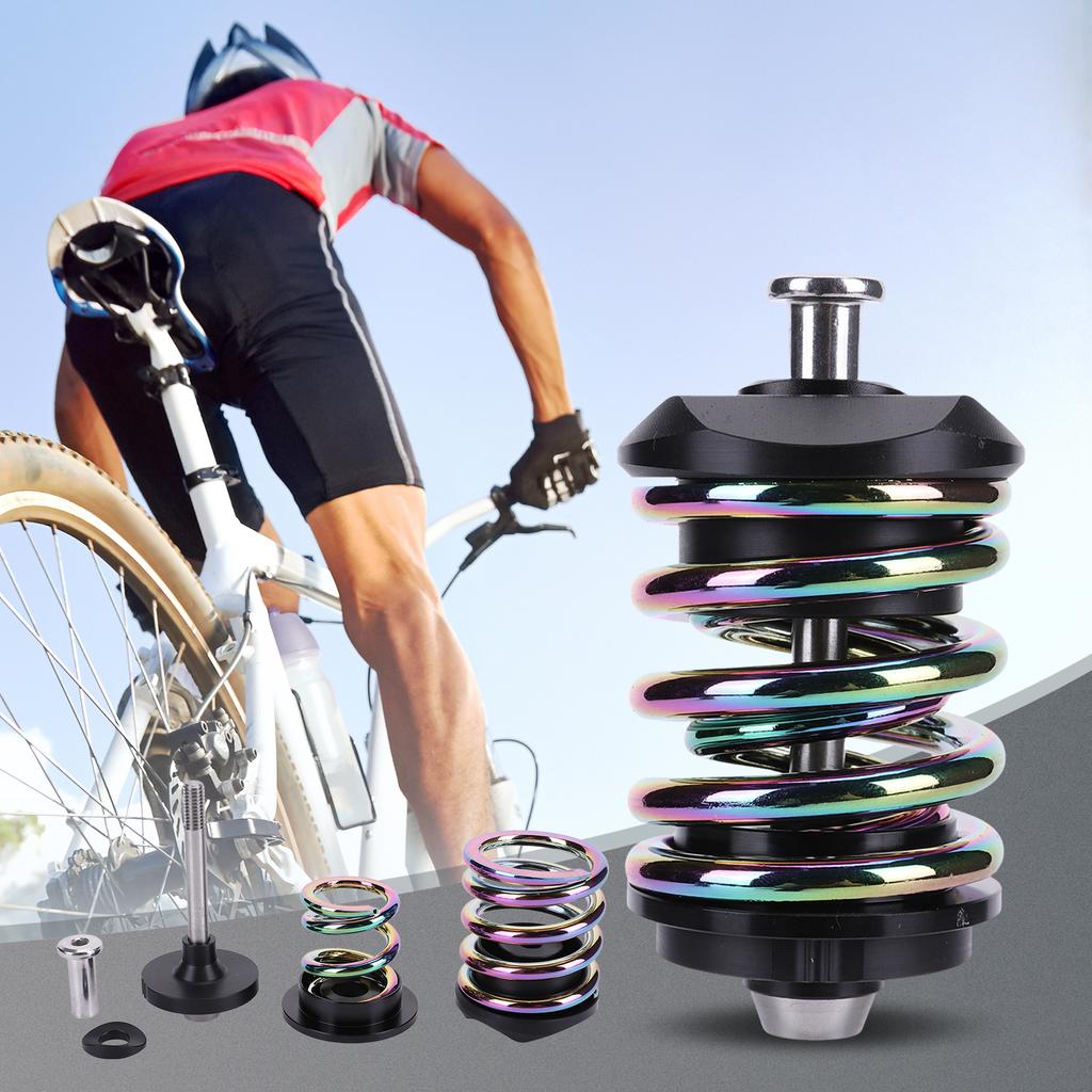 Bicycle Rear Shock Absorber Lightweight Heavy Duty Bike Spring Suspension Accessories Non-Deformed for Java Neo Folding Bike