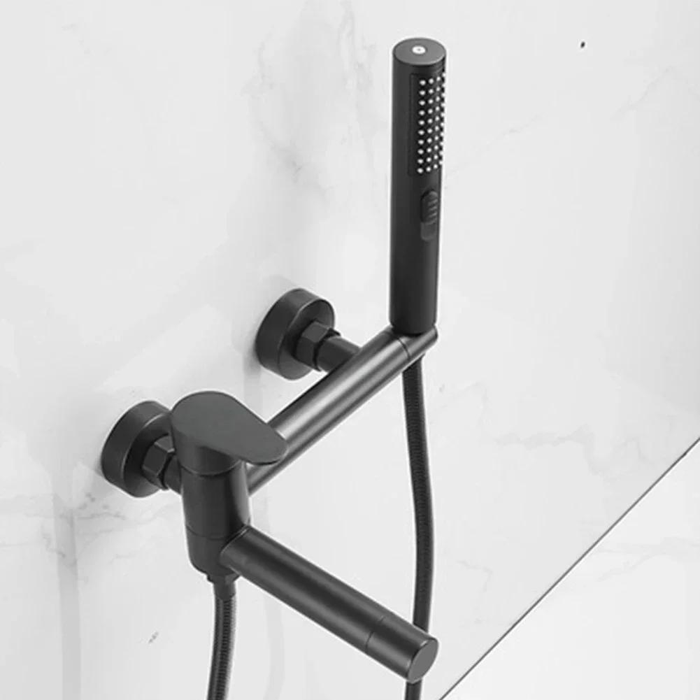 

Bathroom Fixture Black Handheld Shower Resistance To Erosion User-Friendly Design Comfortable Bathing Experience China Mainland