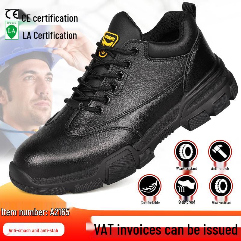 Ανδρικά παπούτσια ασφαλείας με ατσάλινα δάχτυλα - Αντιθαμβωτικά, αντιδιατρητικά, ελαφριά υποδήματα εργασίας