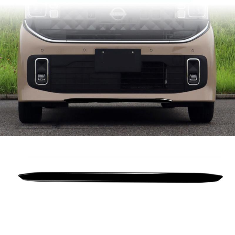 For Nissan ROOX 2025 2026 ABS chrome black Front rear bumper lower Lip Strip Spoiler Protector Cover Guard Lips Accessories