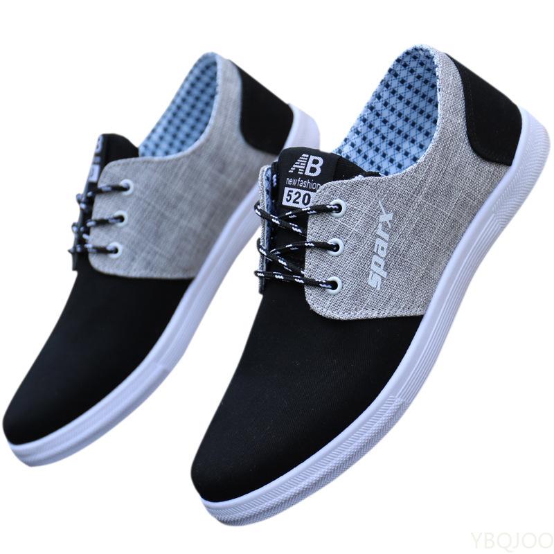 Große Übergröße 47 48 Herren Espadrilles Herbst Canvas Schuhe Herren Basic Flats Komfort Slipper Herren Freizeitsneaker