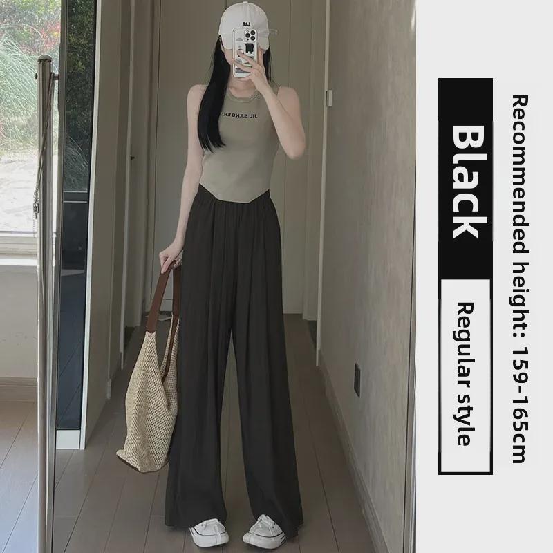 Southeast Asian Cotton & Linen Wide-Leg Lazy Summer Pants