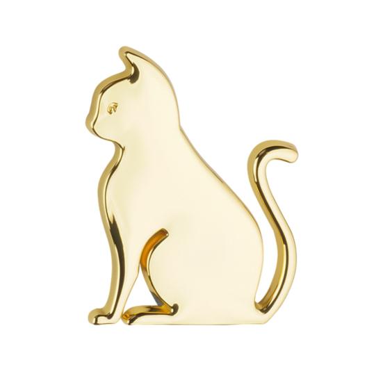 

Car Decal Metal Cat 3D Animal Emblem for Scratch Hiding Chrome Finish Zinc Alloy Sticker for Body And Trunk Weatherproof Outdoor Use A золотистый