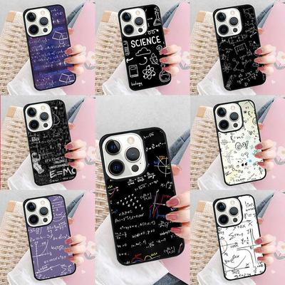 Symbol Math Science Physics Formulas Phone Case For iPhone 17 Air 15 16e 14 13 Pro Max Coque 12 11 Pro Max PLUS Cover