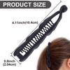 Large Hair Clips Anti-Slip Non-Slip Hair Claw Double Combs Hair Clip U-Shaped Vintage Hairpin For Exercise Wedding Daily